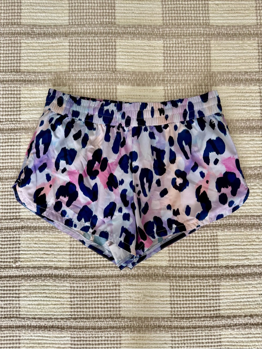 DSG Leopard Print Stride Running Active Shorts